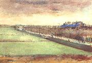 Vincent Van Gogh Meadows near Rijswijk and the Schenkweg oil painting reproduction